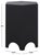 Contemporary Barahan End Table in Black For Sale - Image 3 of 7