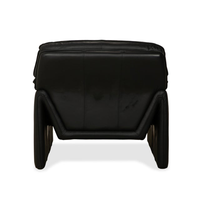 Leather Armchair in Black from Lauuser For Sale - Image 13 of 15