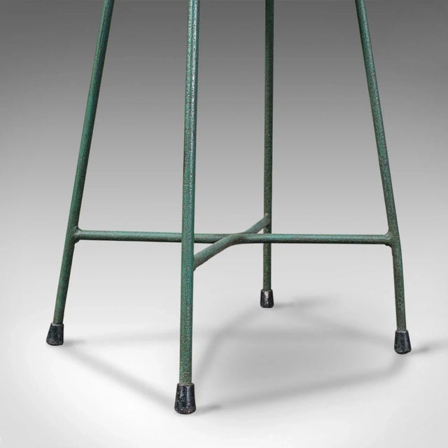 1940s Vintage English Pine Munitions Factory Stool For Sale - Image 12 of 13