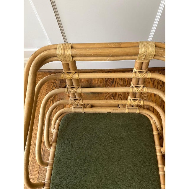 Mid-Century Modern Mid 20th Century Mid 20th Century Brown Jordan Rattan Lounge Chair For Sale - Image 3 of 9