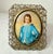 2 Sided Antique 1800's Miniature Mini Original Painting Portrait the Blue Boy For Sale In New York - Image 6 of 14