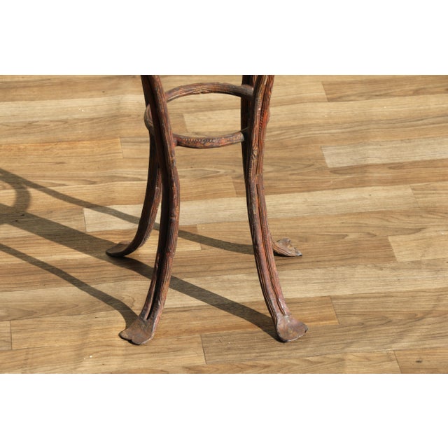 Pair of Twig Wrought Iron Outdoor/Indoor Side Tables by Rose Tarlow Melrose House For Sale - Image 17 of 18