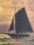 Capella Signed Moonlit Sailboat Seascape Oil Painting For Sale - Image 9 of 12