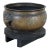 Antique Chinese Bronze Phoenix Dragon Tropod Censer Bowl Incense Burner For Sale