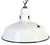 Industrial White Enamel Factory Pendant Lamp from Abolite, 1960s For Sale - Image 17 of 17