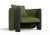 Not Yet Made - Made To Order Modern Sunset Armchair in Green Fabric and Black Stained Ash by Javier Gomez For Sale - Image 5 of 6