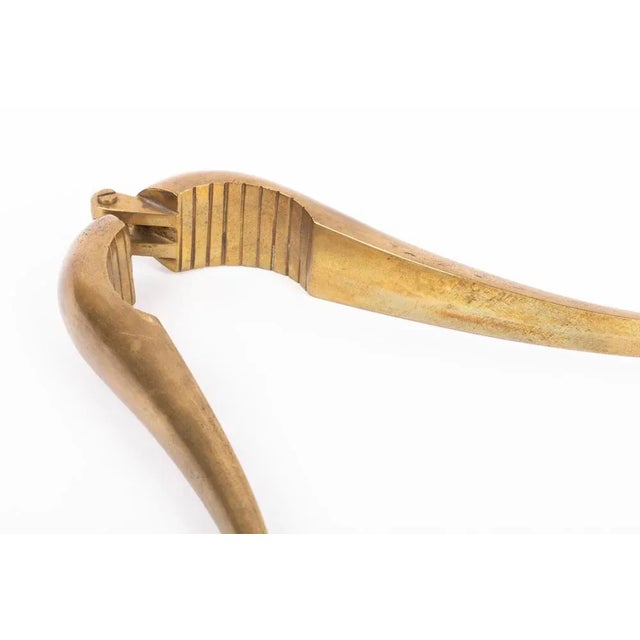 Carl Auböck nutcracker in brass, Austria, 1960s. This piece is attributed to the mentioned designer/maker. It has no...