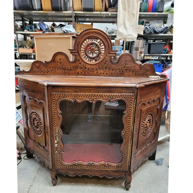 Antique French Chestnut Buffet From Brittany For Sale - Image 9 of 10