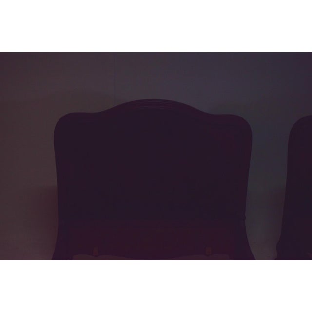 Louis XV Rosewood Veneered Single Beds, 1890, Set of 2 For Sale - Image 10 of 14