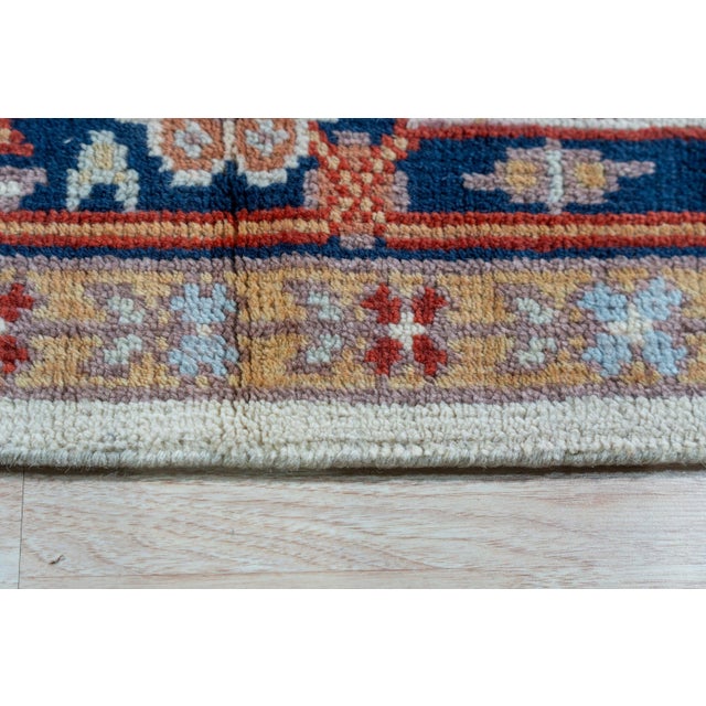 8x10 Elegant Ivory Floral Traditional Hand Knotted Wool Carpet Rug For Sale - Image 4 of 6
