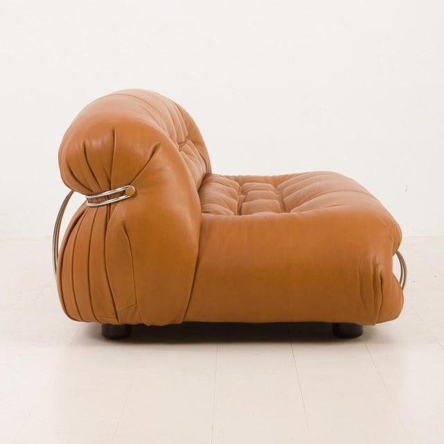 Mid-Century Modern Soriana Sofa by Afra and Tobia Scarpa for Cassina, 1960s For Sale - Image 3 of 18