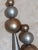 Custom Showhouse Heavy Metal 10" Tall Solid Designer Rods/Finials Gold and Silver - 4 Available For Sale - Image 4 of 5