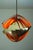 Konkylie Pendant by Louis Weisdorf for Lyfa, Denmark – 1964 Rare early edition with gold exterior and yellow/orange...