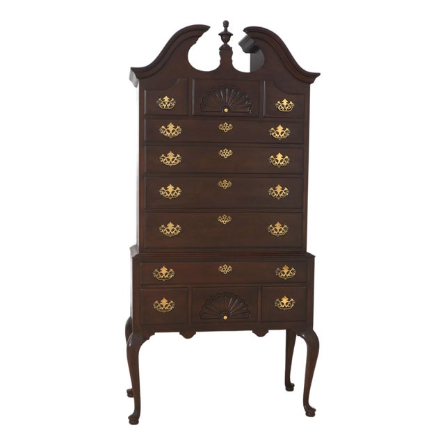 Drexel Heritage 18th C. Mahogany Highboy For Sale
