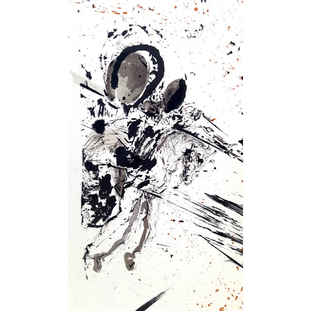 Early 21st Century Salvador Dali, Attack on the Windmills, 1957, Lithograph For Sale - Image 5 of 9