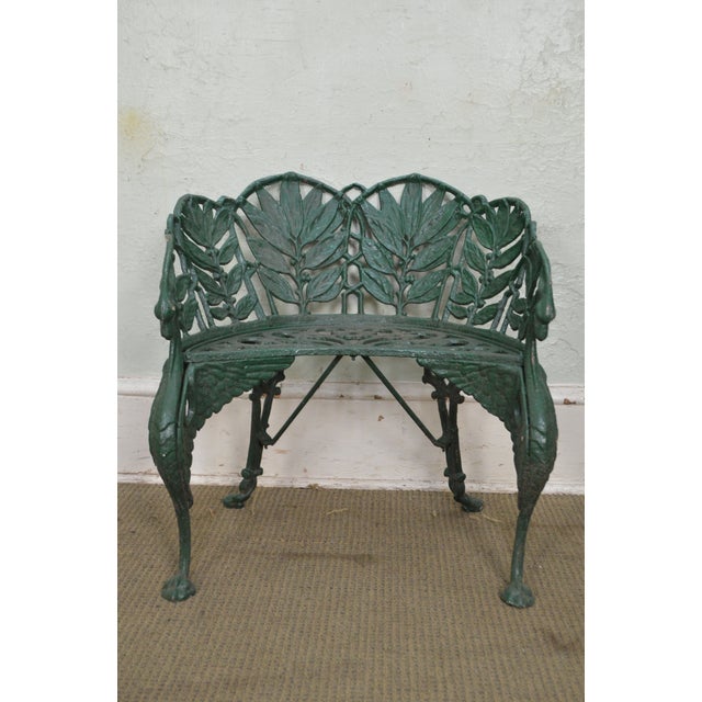 Antique Laurel Pattern Cast Iron Garden Benches-after ... (640 x 640 Pixel)