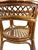 Vintage Coastal Rattan and Glass Top Side Table in the Style of McGuire For Sale - Image 4 of 10
