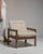 Wood 19th Century France Cream Wood Armchair For Sale - Image 7 of 11