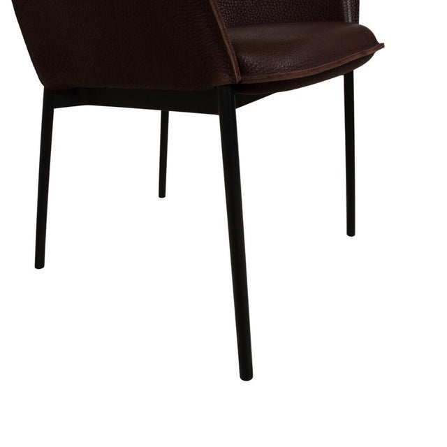 Freifrau Grace Chairs in Leather, Set of 6 For Sale - Image 6 of 17