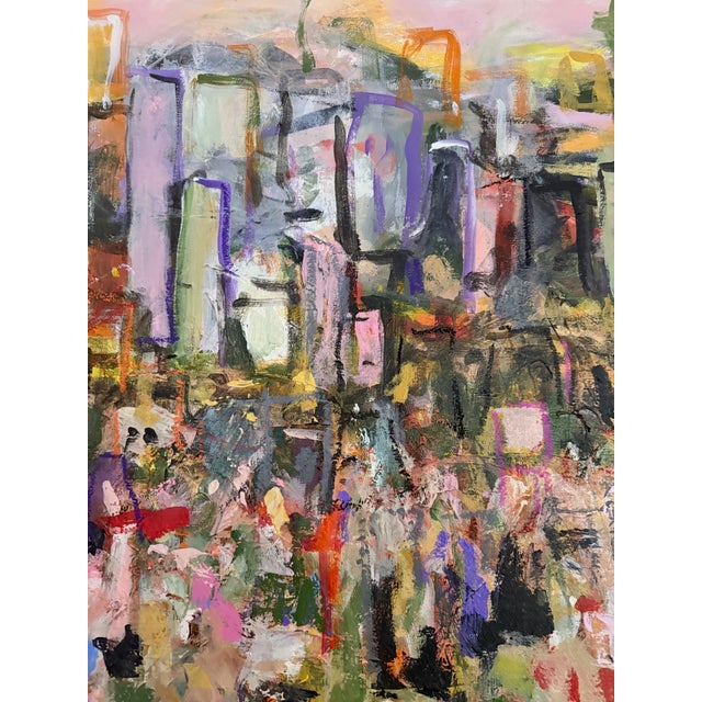 The Magic of Central Park, This Expressive Abstract Captures the Rhythm of New York City For Sale - Image 4 of 4