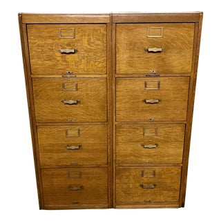 Vintage Used Industrial Filing Cabinets Chairish