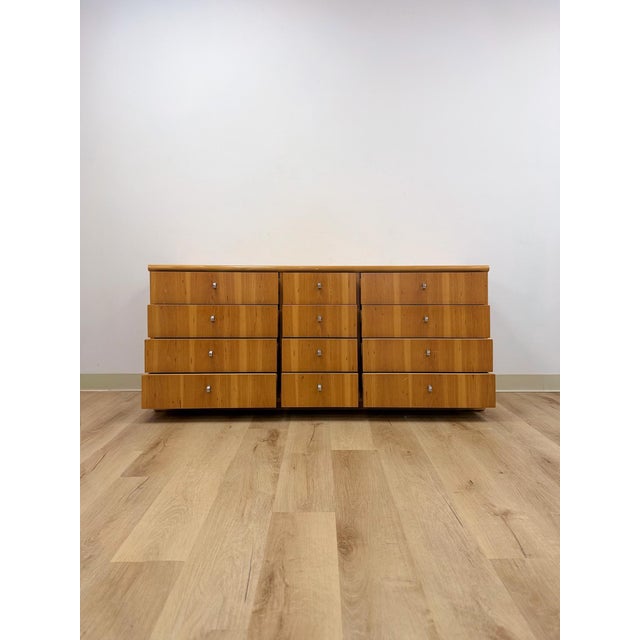 Founders Furniture MCM Blonde Twelve Drawer Dresser Vintage Mid-Century For Sale In Tampa - Image 6 of 12