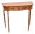 Antique Regency Style Burr Walnut Console Table, 1950 For Sale