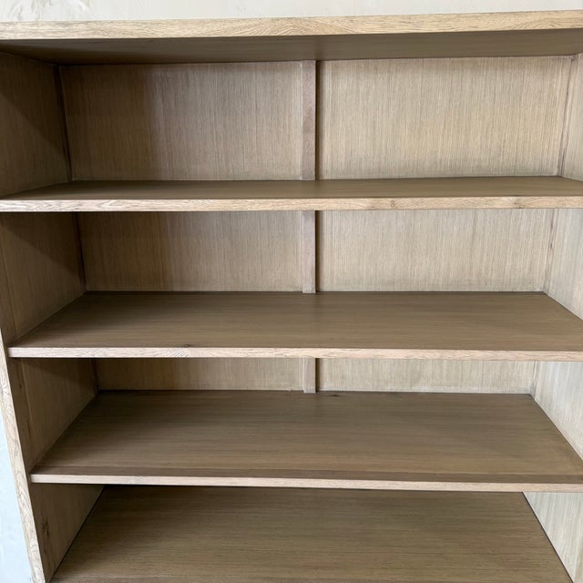 2020s Reed 4 Shelf Oak Bookcase - Natural For Sale - Image 5 of 12