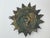 French Convent Late 19th Century Brass Haloed Christ Blessing Sunburst Plaque For Sale - Image 10 of 12