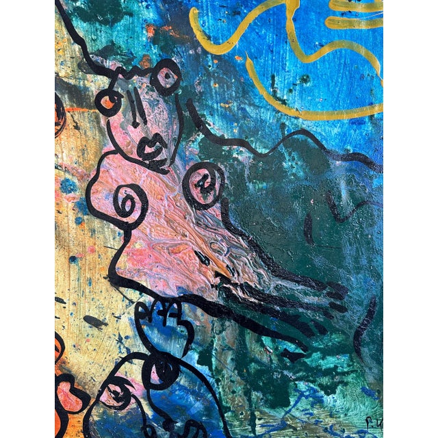 Abstract Expressionism Original Peter Keil Painting - Junge Wilde Collection For Sale - Image 3 of 5