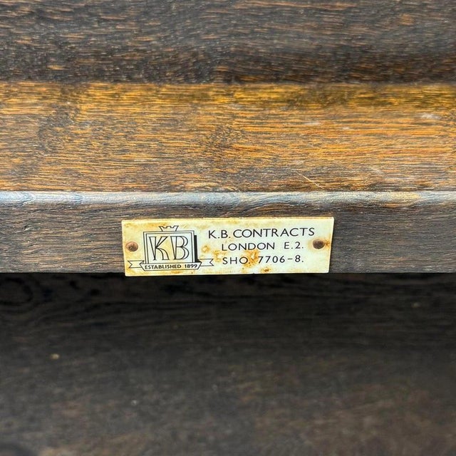 20th Century English Oak Side Table For Sale - Image 11 of 12