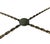 Vintage Brutalist Forged Iron and Glass Coffee Table For Sale - Image 9 of 9