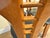 Maurice Villency Set of Four Late 20th Century Attributed to Maurice Villency Wood & Leather Dining Room Chairs For Sale - Image 4 of 7