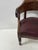 Brown Empire Style Desk Chair in Mahogany and Veneer, 19th Century For Sale - Image 8 of 12