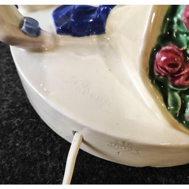 Austrian Ceramic Lamp by Podany for KWK Keramos, 1920s For Sale - Image 12 of 13
