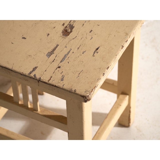 Bedside Tables in Pine Wood, Central Europe, 1940, Set of 2 For Sale - Image 9 of 11