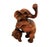 This fascinating collection displays three distinct elephant miniatures intricately hand-carved of boxwood (Tsuge) in...
