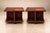 Pair of Brazilian Modern Imbuia Side Tables with Open Lower Storage and Display Shelves, Casa Finland, Brazil, 1960s — Lot 1130 For Sale - Image 14 of 18