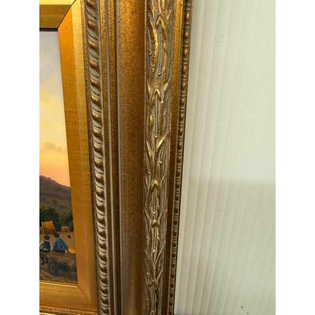 Daniel Van Der Putten "After the Harvest" Oil Painting, Signed For Sale In San Francisco - Image 6 of 12