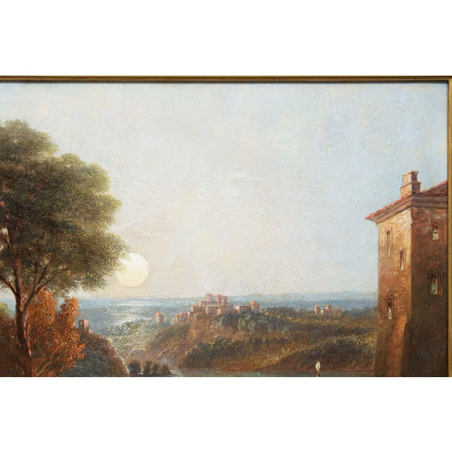 Antique English Painting “Lake Nemi, Italy” (1865) by John Wilson Carmichael For Sale - Image 4 of 18