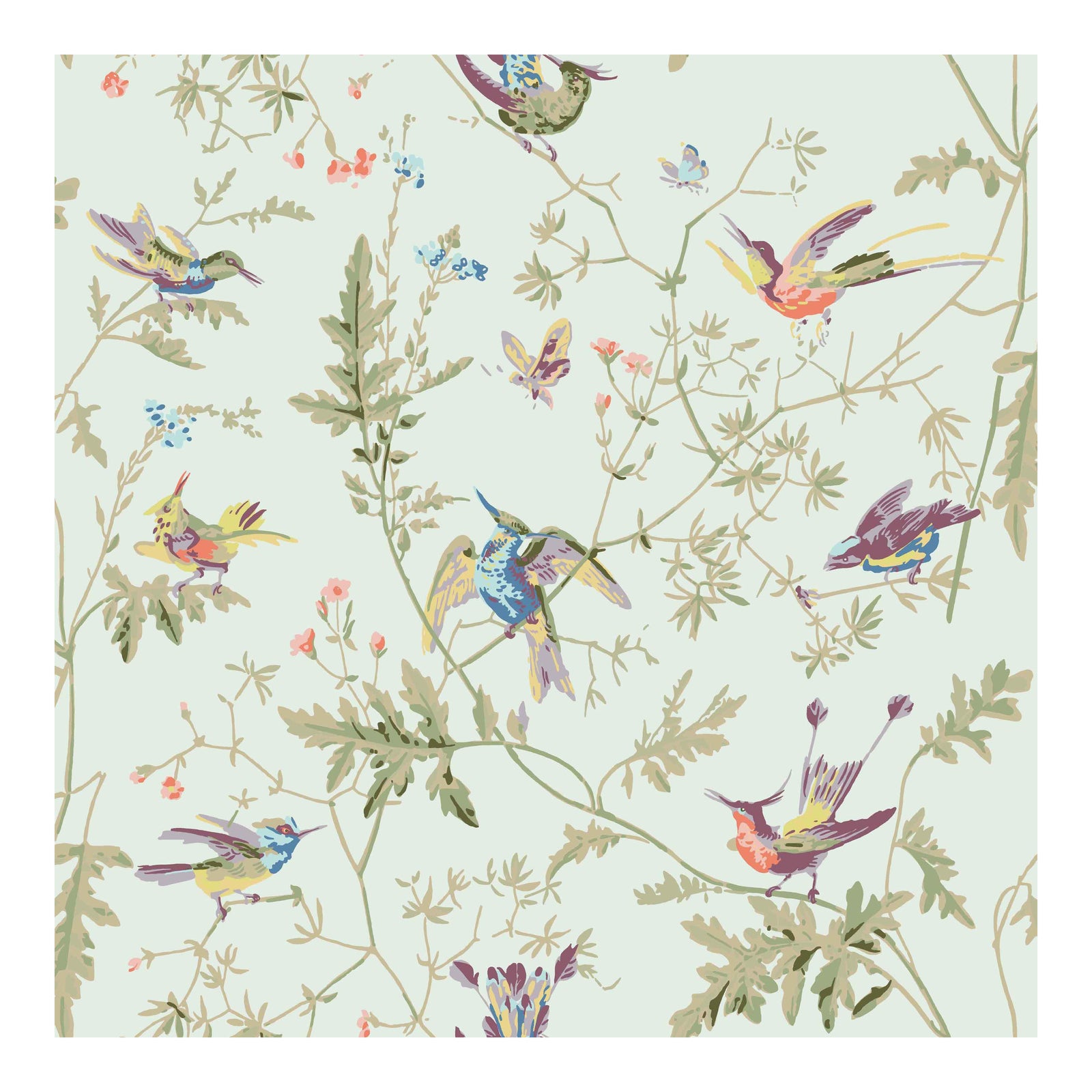 Duck Egg Blue Background Cotton Fabric Price Per Yard Chairish