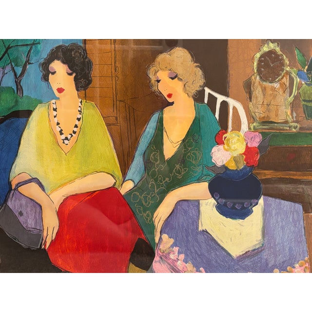 A beautifully presented Artist Proof of Society III by Itzchak Tarkay, hand signed and marked A.P. 17/35—a rarer...