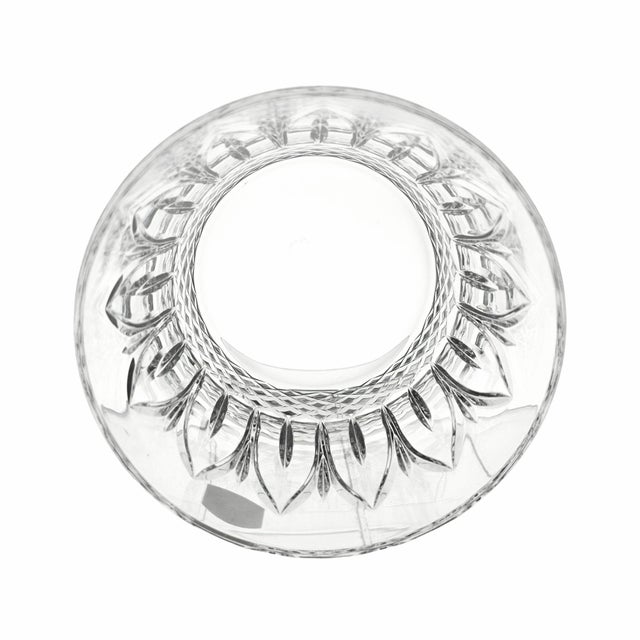 Transparent Atlantis Chartres Lead Crystal Covered Vanity Jar With Original Lid, 6.5" For Sale - Image 8 of 12