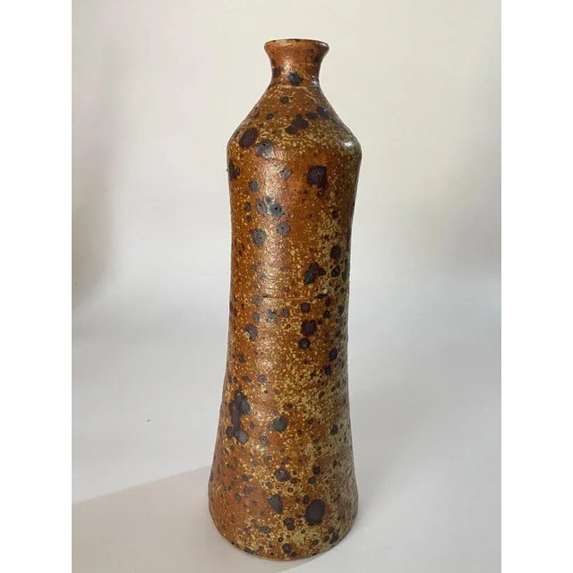 Boho Chic Ceramic Stoneware Vase from La Borne, France, 1960s For Sale - Image 3 of 10