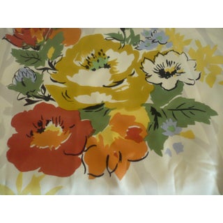 1930s French Art Deco Signed Jules Leleu "Isabelle" Textile Fabric, 2 Yards 30 Inches For Sale