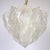 Italian Murano Ice Glass Leaf Arischoken Pendant Lamp from Novaresi, 1970s For Sale - Image 12 of 13