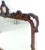 c1940s Pierced Carved Mahogany 56x50” Chippendale Style Wall Mirror MINT! For Sale - Image 6 of 11