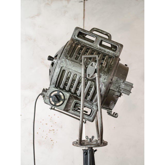 Fresnel Film Spotlight on Rolling Tripod, Munich, 1950s For Sale - Image 10 of 17