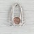 New 2.83ctw Brown Zircon Diamond Pendant 14k White Gold Floating Drop For Sale - Image 4 of 5