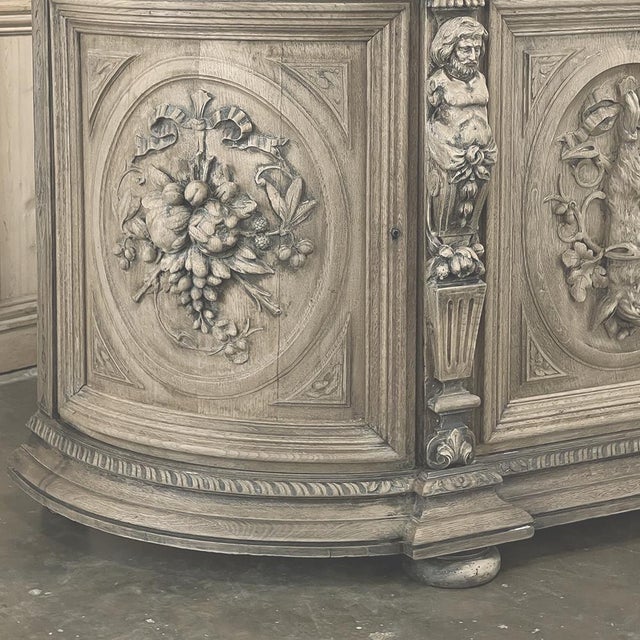 19th Century French Renaissance Revival Hunt Buffet For Sale - Image 14 of 18
